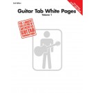 Guitar Tab White Pages Volume 1 - 2nd Edition -  Various   (Guitar|Vocal) White Pages - Hal Leonard. Softcover Book