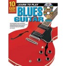 10 Easy Lessons Learn To Play Blues Guitar Book/CD/DVD
