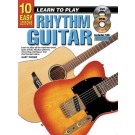 10 Easy Lessons Learn To Play Rhythm Book/CD/DVD