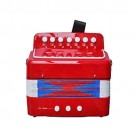 AMS Junior Button Accordion in Red PA815R
