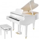 Roland GP609PE Digital Grand Piano in Polished White
