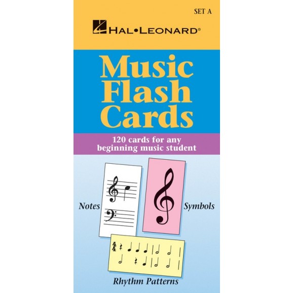 Music Flash Cards - Set A -  Various   (Piano) Hal Leonard Student Piano Library - Hal Leonard. Flash Cards Book
