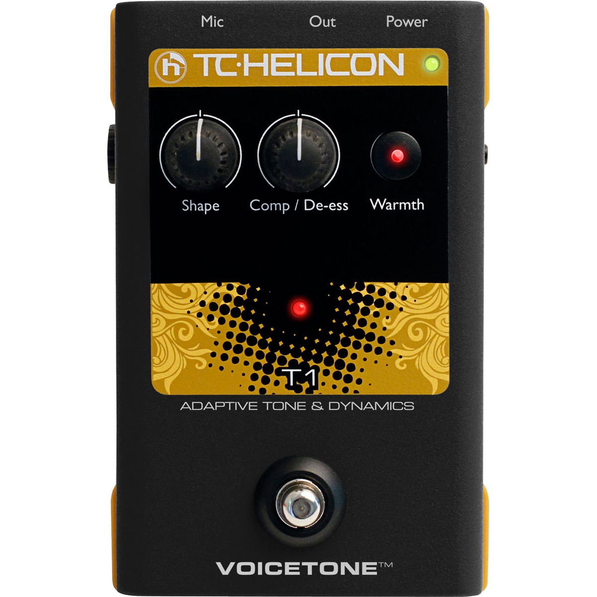 国内在庫】-TC-HELICON VoiceTone T1 ボーカル•用エフェクター：chuya