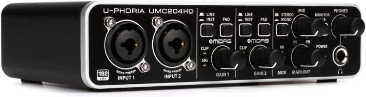 Behringer Behringer U-Phoria UMC204HD Interface | Australias #1 Music ...