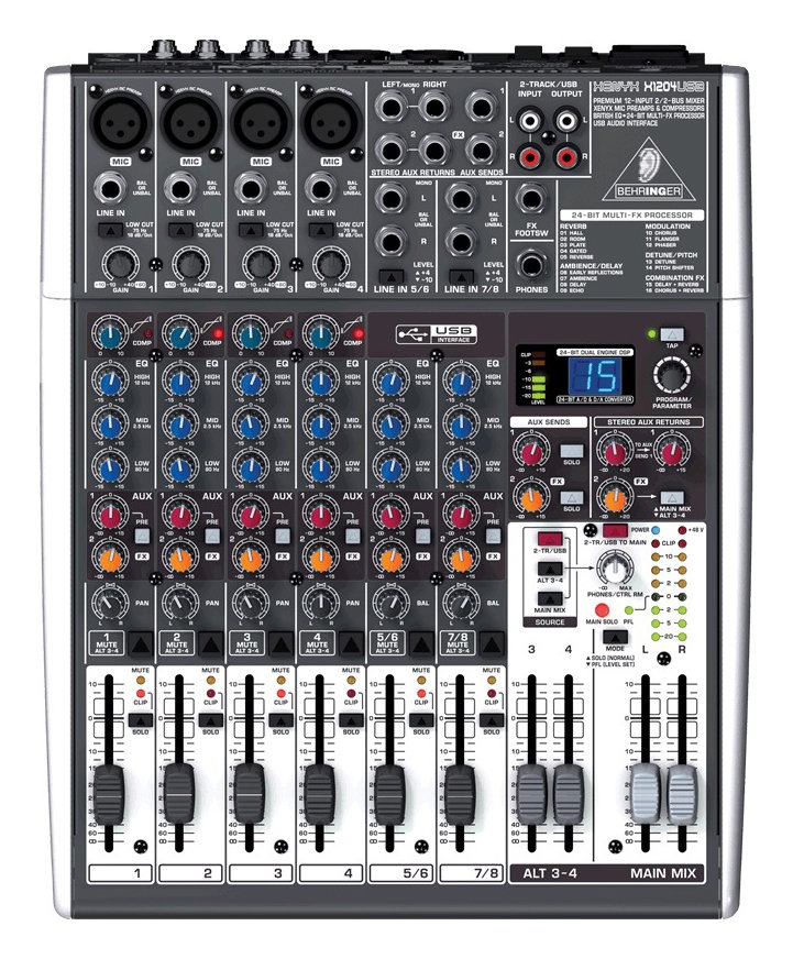 behringer xenyx x1204usb software download